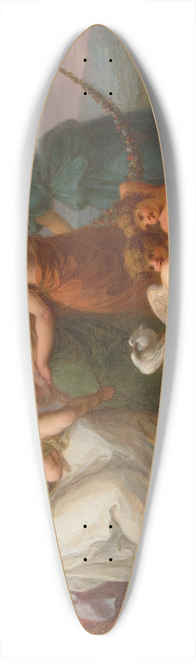 Angelica Kauffmann - The Triumph of Venus with the Three Graces 39.3 inch art pintail longboard deck