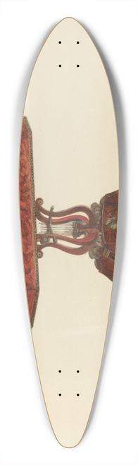 Anna Aloisi - Card Table 39.3 inch art pintail longboard deck