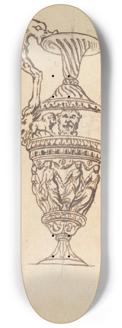 Benjamin West - Study of a Vase 8.25 inch art skate deck