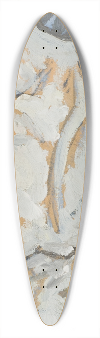 Anna Boberg - The White Mountain Top. Study from Switzerland 39.3 inch art pintail longboard deck