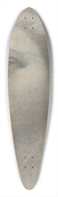 Annibale Carracci - Head of a Woman Looking to Upper Left 39.3 inch art pintail longboard deck