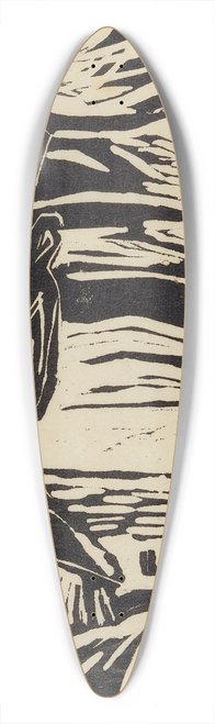 Anny Dollschein - Dorf 39.3 inch art pintail longboard deck