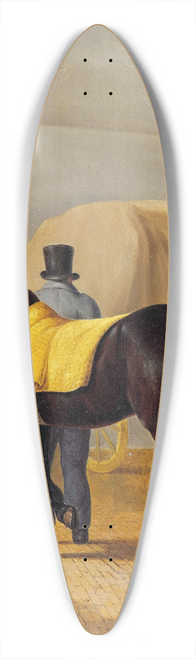 Anthony Oberman - Adriaan van der Hoops Trotter De Rot at the Coach House 39.3 inch art pintail longboard deck