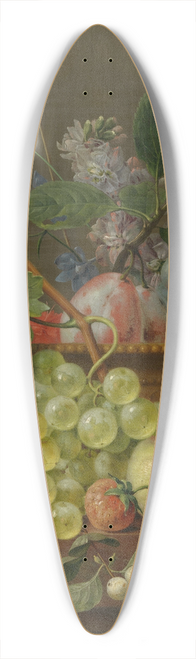 Anthony Oberman - Still Life with Fruit in a Terracotta Dish 39.3 inch art pintail longboard deck
