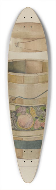 Anthony Zuccarello - Wooden Pail 39.3 inch art pintail longboard deck