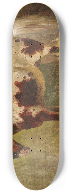 Benno Raffael Adam - Horse Portrait 8.25 inch art skate deck