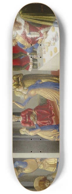 Benozzo Gozzoli - The Feast of Herod and the Beheading of Saint John the Baptist 8.25 inch art skate deck