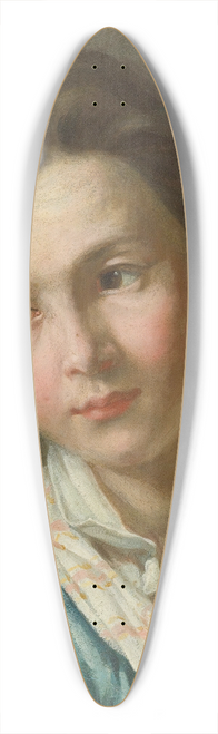Antoine Rivalz - Portrait Of A Youth 39.3 inch art pintail longboard deck