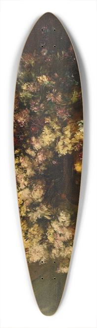 Antoine Vollon - Chrysanthmes 39.3 inch art pintail longboard deck