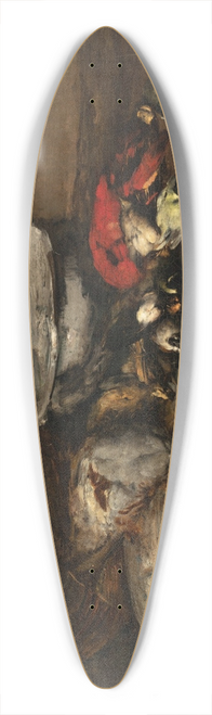 Antoine Vollon - Still-life with wild game 39.3 inch art pintail longboard deck