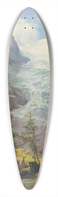 Anton Hansch - Der Palgletscher 39.3 inch art pintail longboard deck