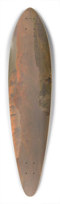 Anton Hansch - Der Schlern von Oberbozen aus 39.3 inch art pintail longboard deck