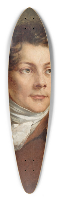 Antoni Brodowski - Portrait of Karol Brodowski, artists brother 39.3 inch art pintail longboard deck