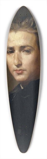 Antoni Caba - Portrait Of The Painter Ramon Padr 39.3 inch art pintail longboard deck