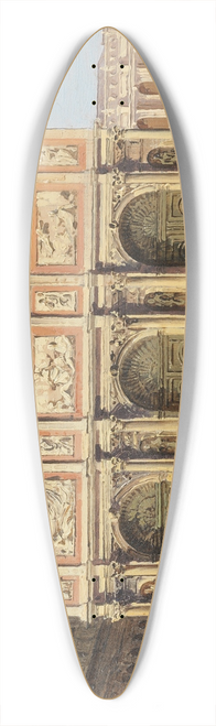 Antonietta Brandeis - La Loggietta, Piazza di Marco 39.3 inch art pintail longboard deck