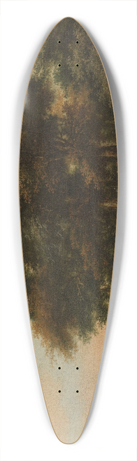 Antonie Waterloo - Wooded Landscape 39.3 inch art pintail longboard deck