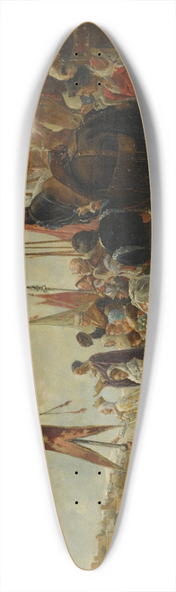 Antonio Casanova y Estorach - Isabella I Of Castile, Conqueror Of Granada 39.3 inch art pintail longboard deck