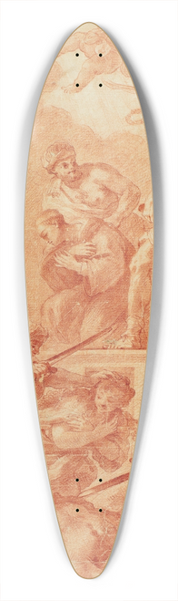 Antonio Molinari - Martyrdom Scene 39.3 inch art pintail longboard deck