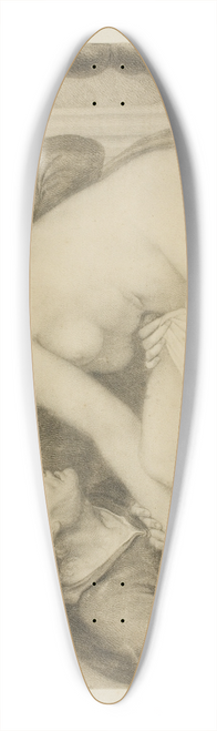 Antonio Viviani - Susanna and the Elders 39.3 inch art pintail longboard deck