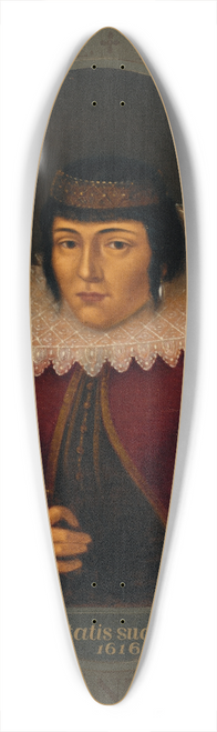 Antonio Zeno Shindler - Pocahontas 39.3 inch art pintail longboard deck