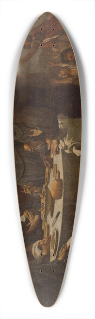 Antoni Viladomat - Saint Francis and Saint Clare at Supper in the Convent of Saint Damian 39.3 inch art pintail longboard deck