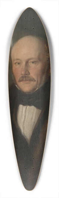 Antoni Ziemicki - Portrait of Edward Szydowski 39.3 inch art pintail longboard deck