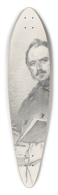 Anton Mauve - Portrait of Pieter Frederick van Os 39.3 inch art pintail longboard deck
