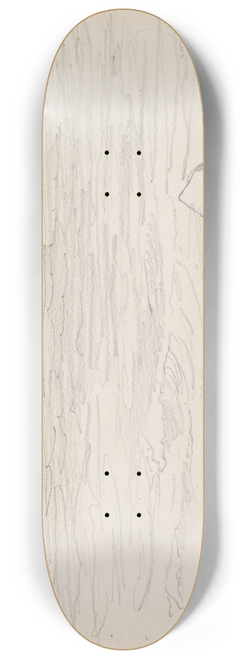 Adolph Tidemand - Coastal landscape 8.25 inch art skate deck