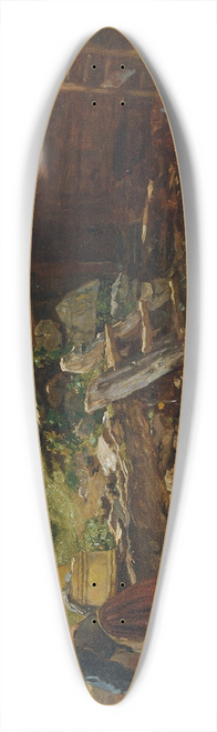 Anton Schrdl - Brunnen beim Wolferlbauer in Bruck-Fusch 39.3 inch art pintail longboard deck