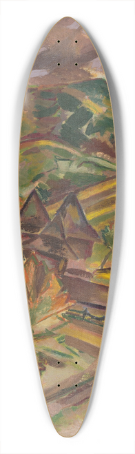 Arnold Peter Weisz-Kubnan - Z Lunej 39.3 inch art pintail longboard deck