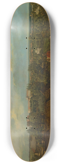 Bernardo Bellotto - View of Ujazdw and azienki 8.25 inch art skate deck