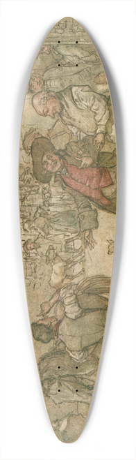 Arthur Rackham - When a score of ewes had brought in a remarkable profit. 39.3 inch art pintail longboard deck