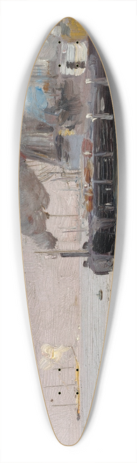 Arthur Streeton - Sandridge 39.3 inch art pintail longboard deck