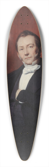 Ary Scheffer - Portrait prsum de Jean Abraham Nottebohm 39.3 inch art pintail longboard deck