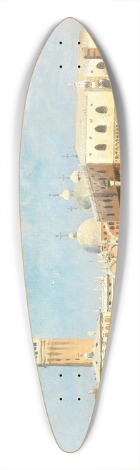 Ascan Lutteroth - Venice, View Of St. Marks Square 39.3 inch art pintail longboard deck