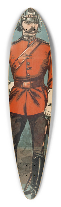 A.S. Seer's Litho. - The colonel in Patience 39.3 inch art pintail longboard deck