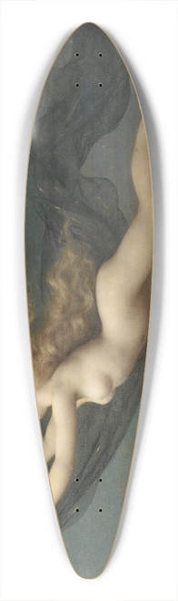Auguste Raynaud - La Nuit 39.3 inch art pintail longboard deck