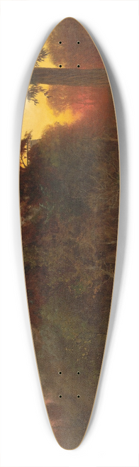 August Lhr - Castillo de Chapultepec 39.3 inch art pintail longboard deck