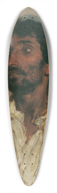 August von Pettenkofen - Brustbild eines Zigeuners 39.3 inch art pintail longboard deck