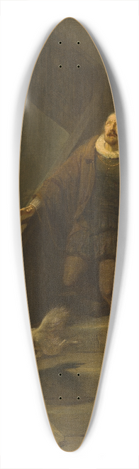 Barend Wijnveld - The murder of William of Orange, Anno 1584 39.3 inch art pintail longboard deck