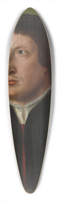 Barthel Bruyn the Elder - Portrait of a Man 39.3 inch art pintail longboard deck