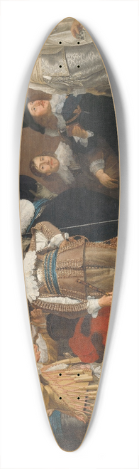 Bartholomeus van der Helst - Militia Company of District VIII under the Command of Captain Roelof Bicker 39.3 inch art pintail longboard deck