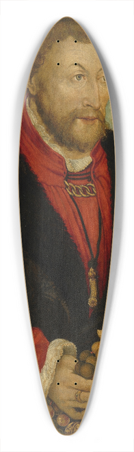 Bartolomeo Vivarini - Portrait of Wolfgang, Count Palatine 39.3 inch art pintail longboard deck