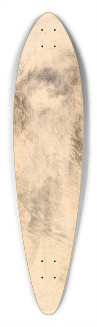 Bartolom Estebn Murillo - Head of an Old Man 39.3 inch art pintail longboard deck