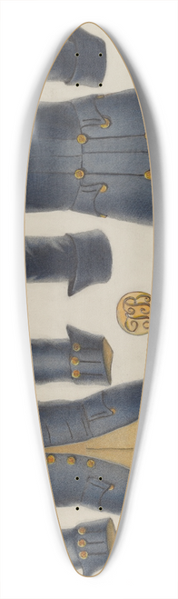 B. Berndt - Mens Coat 39.3 inch art pintail longboard deck
