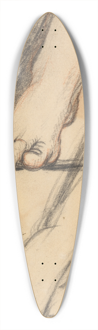Benjamin Robert Haydon - Study of Feet 39.3 inch art pintail longboard deck