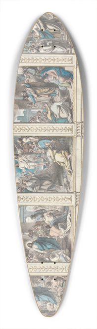 Benjamin West - Design for a Wall of the Chapel of Revealed Religion 39.3 inch art pintail longboard deck