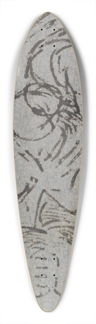 Benjamin West - Mother and Child with Young Boy Leaning on Window Sill 39.3 inch art pintail longboard deck