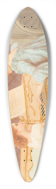 Benno Sachs - The piano lesson 39.3 inch art pintail longboard deck