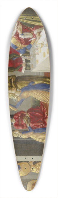 Benozzo Gozzoli - The Feast of Herod and the Beheading of Saint John the Baptist 39.3 inch art pintail longboard deck
